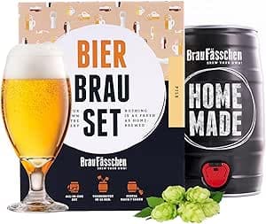 Braufässchen |Bierbrauset zum selber brauen | Pils im 5 liter Fass | In 7 Tagen 