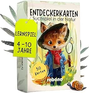 50 Entdeckerkarten für Kinder – Outdoor Schatzsuche und Natur entdecken I Spanne