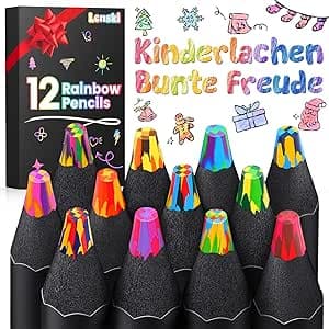 Lenski Adventskalender Füllung Kinder, Mitgebsel Kindergeburtstag, 12 Regenbogen
