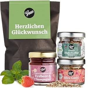 Gepp's Feinkost Wundertüte Herzlichen Glückwunsch I Geschenkset mit Delikatessen